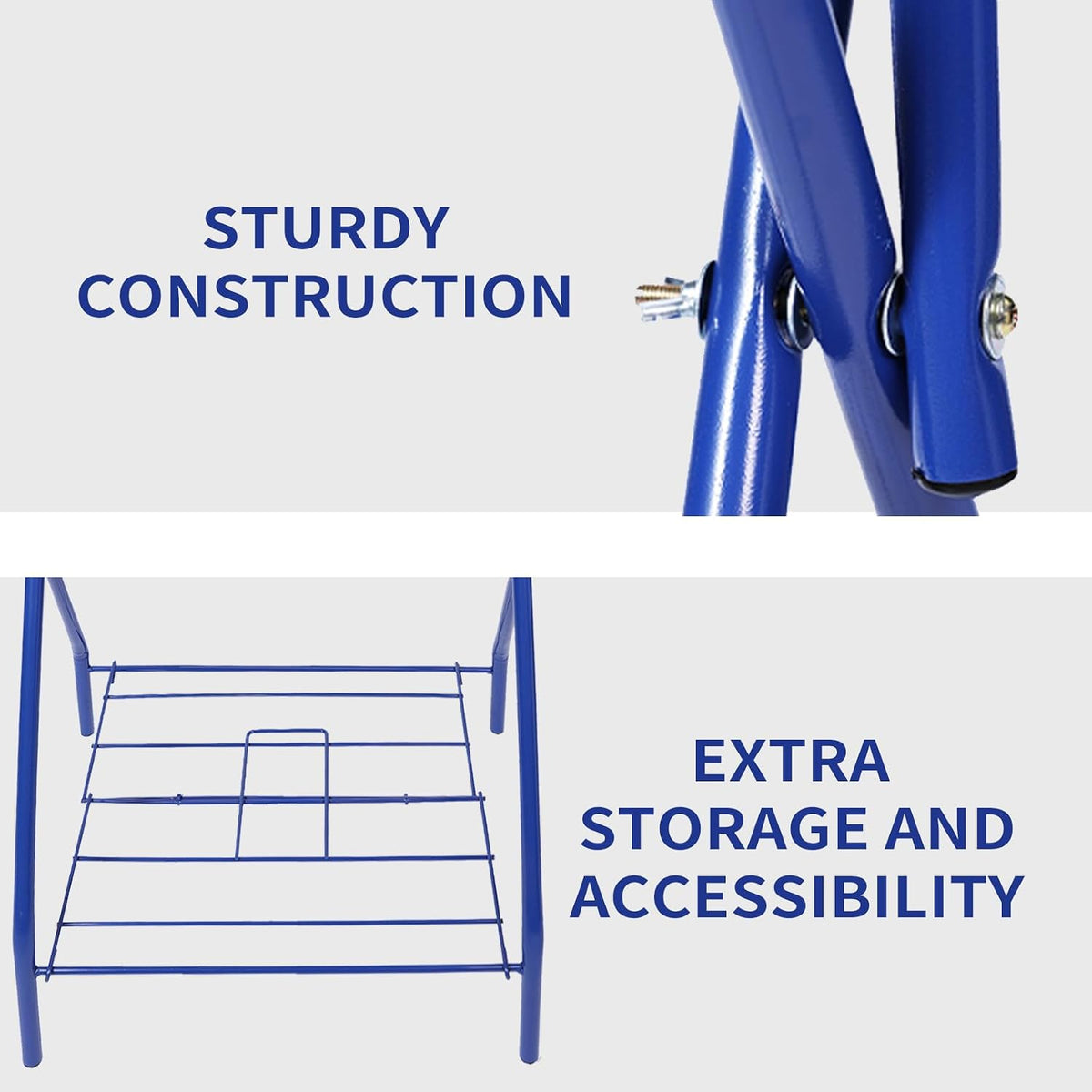 Saddle Stand, Freestanding Full-Size Horse Saddle Rack
