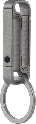 Titanium Key Holder Belt Clip, Double Side Carabiner Keychain For Men
