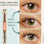 Lash Serum Mascara Tube DOUBLE PACK - Natural Eyelash Serum for Growth, Conditioning &Treatment - Eyelash Growth with