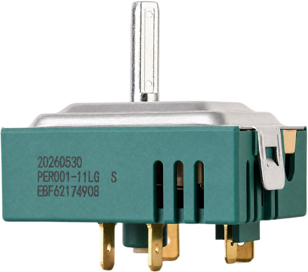 EBF62174908 Surface Element Infinite Switch Replacement for LG Electric Range Burner Control Rotary Switch Compatible with LSEL6337F LSEL6335F LSIS6338F LTEL7337F