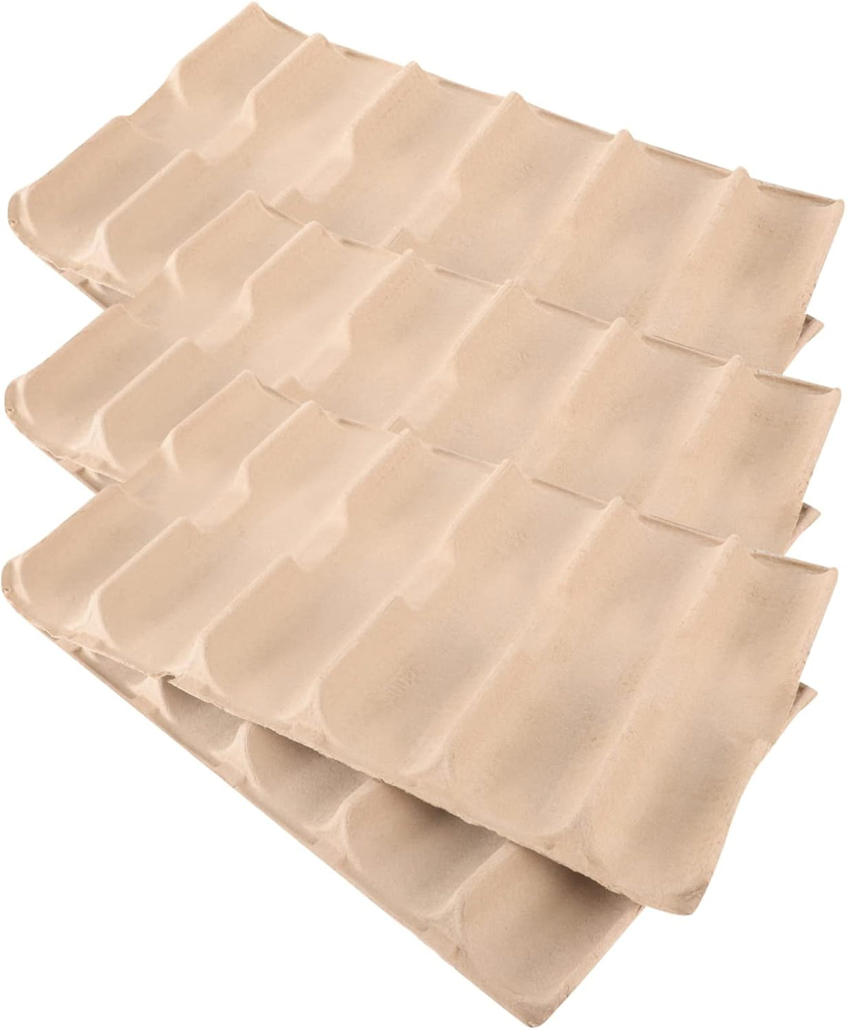 Xmas 6pcs Paper Pulp Wine Bottle Shipping Tray Holder