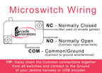 Zippy 20g .187" Microswitch for Arcade Joysticks & Push Buttons (10 Pack)