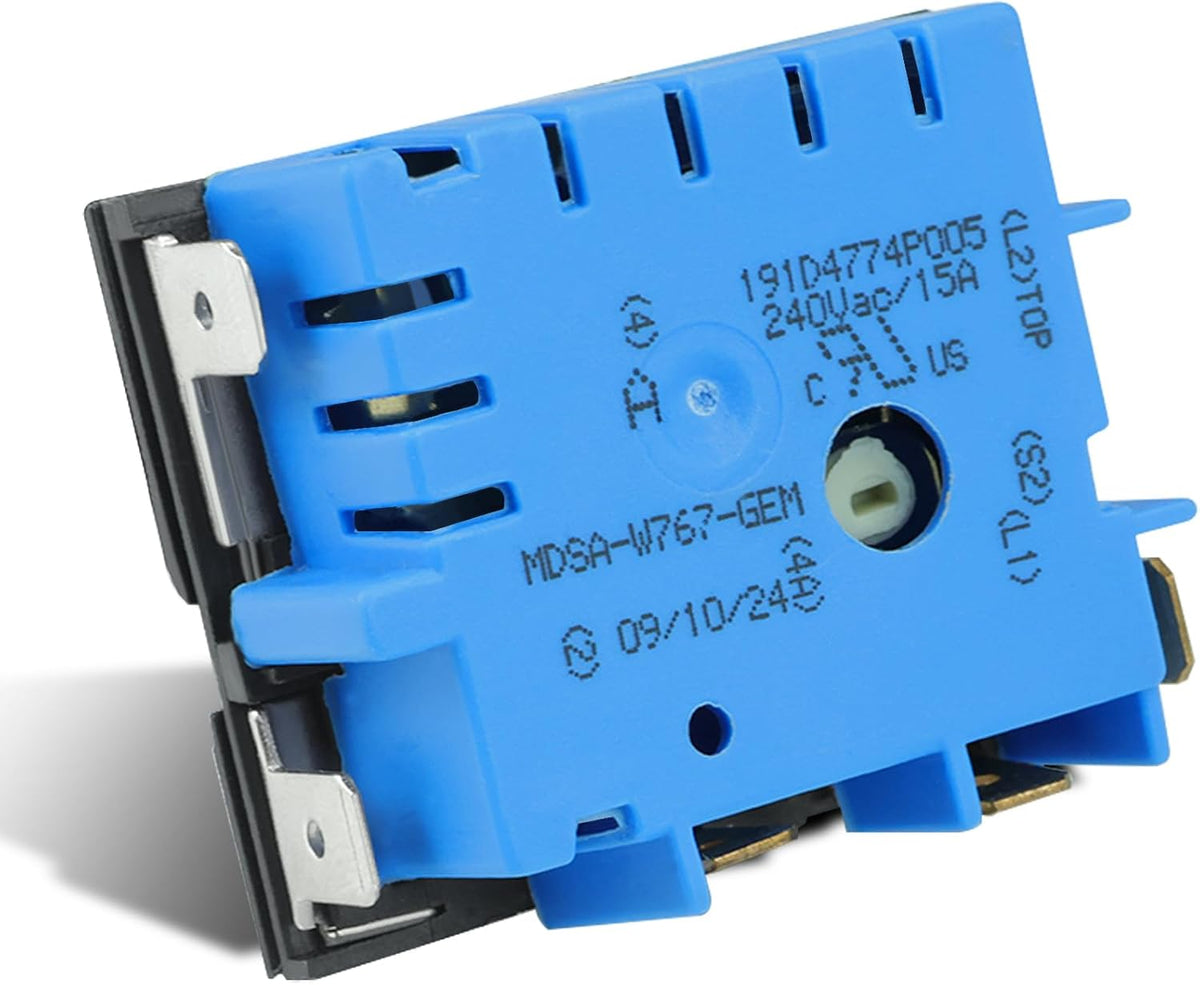 WB24X25013 Infinite Control Switch Replace for GE Range, 191d4774p005 Control Switch