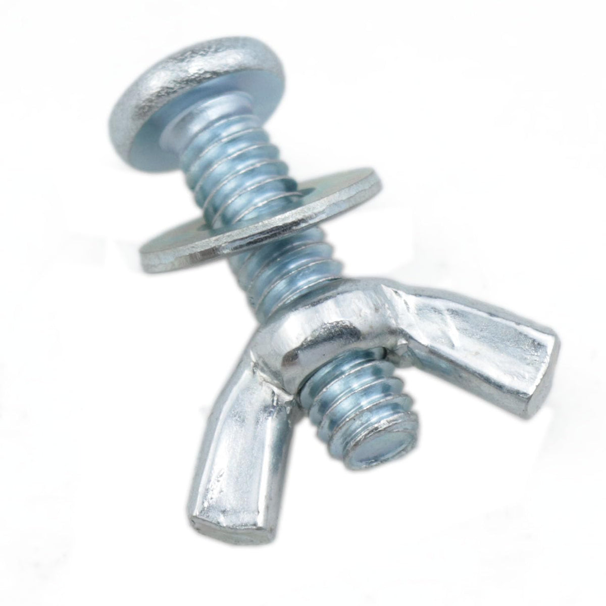 10 Sets 1/4-20 x 1 Inch Wing Nuts and Bolts Kit with Washers