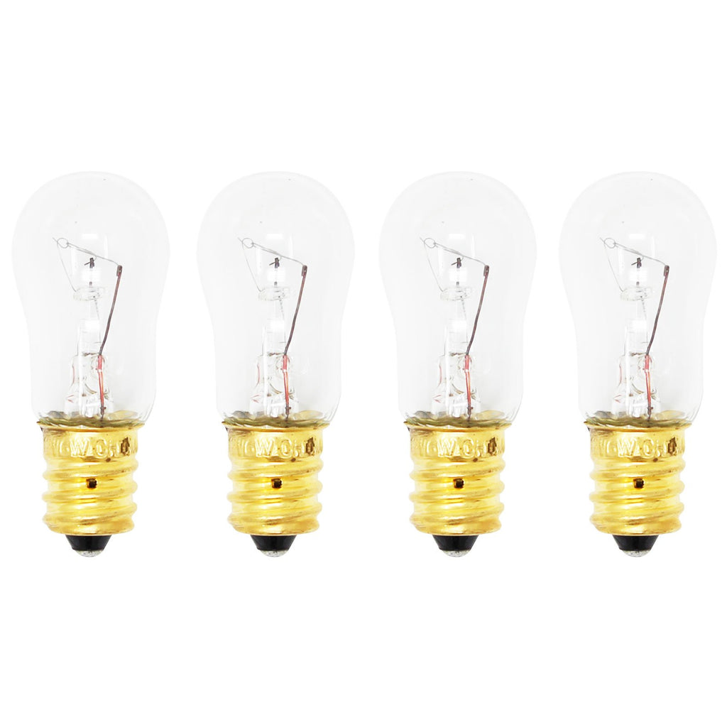 4-Pack Replacement Light Bulb for Part Number WR02X10675 Refrigerator