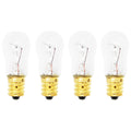 4-Pack Replacement Light Bulb for Part Number WR02X10675 Refrigerator