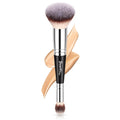 Dual Ended Foundation and Concealer Brush for Liquid Makeup, Blending Brush