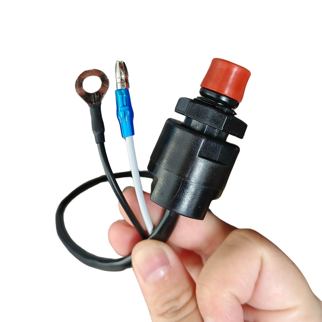 UanofCn 6E9-82575 Universal Kill Stop Switch and Lanyard Replace Yamaha Outboard 6 8 9.9 15 25 30 40 HP 2 Stroke 6E9-82575-02-00