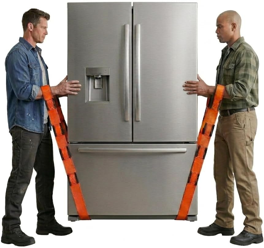 Furniture Moving Straps – 2-Person Lifting Strap for Moving Furniture, Appliances, Heavy Duty Carrying for Heavy
