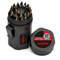 ANGELSWORD M35 Cobalt Drill Bit Set for Metal, Stepped Point Drill Bit,29pc