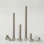 M10x1.5 x 60mm Hex Head Screws Bolts, 304 Stainless Steel (A2-70), Bright Finish, Fully Threaded, Hexagon Head Bolts, Quantity 6