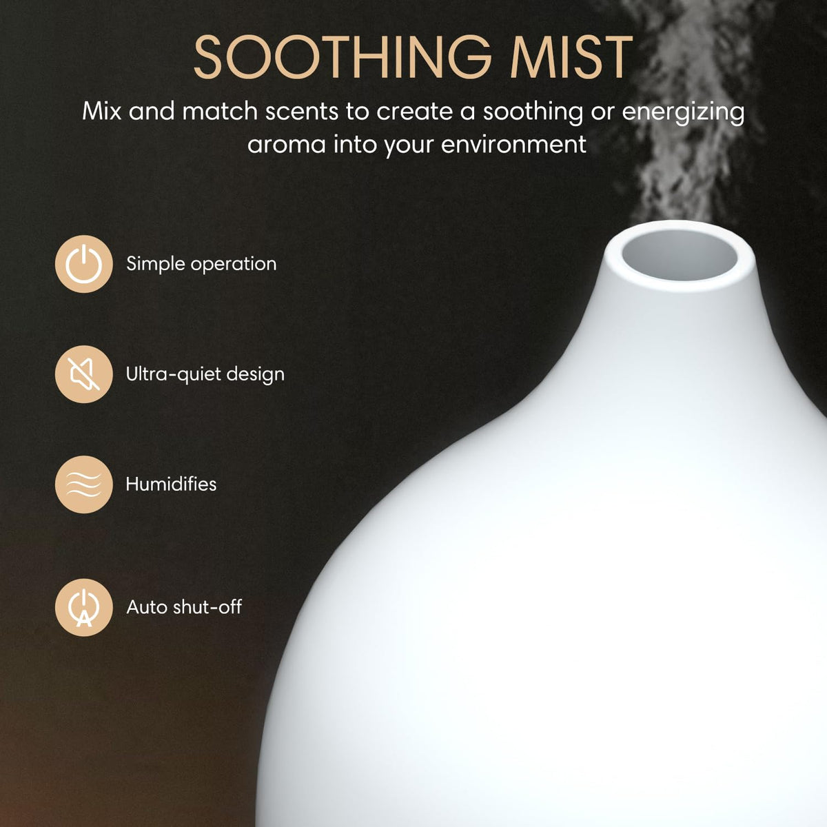 Essential Oil Diffuser 2 Pack, 100ml Aromatherapy Diffuser for Home