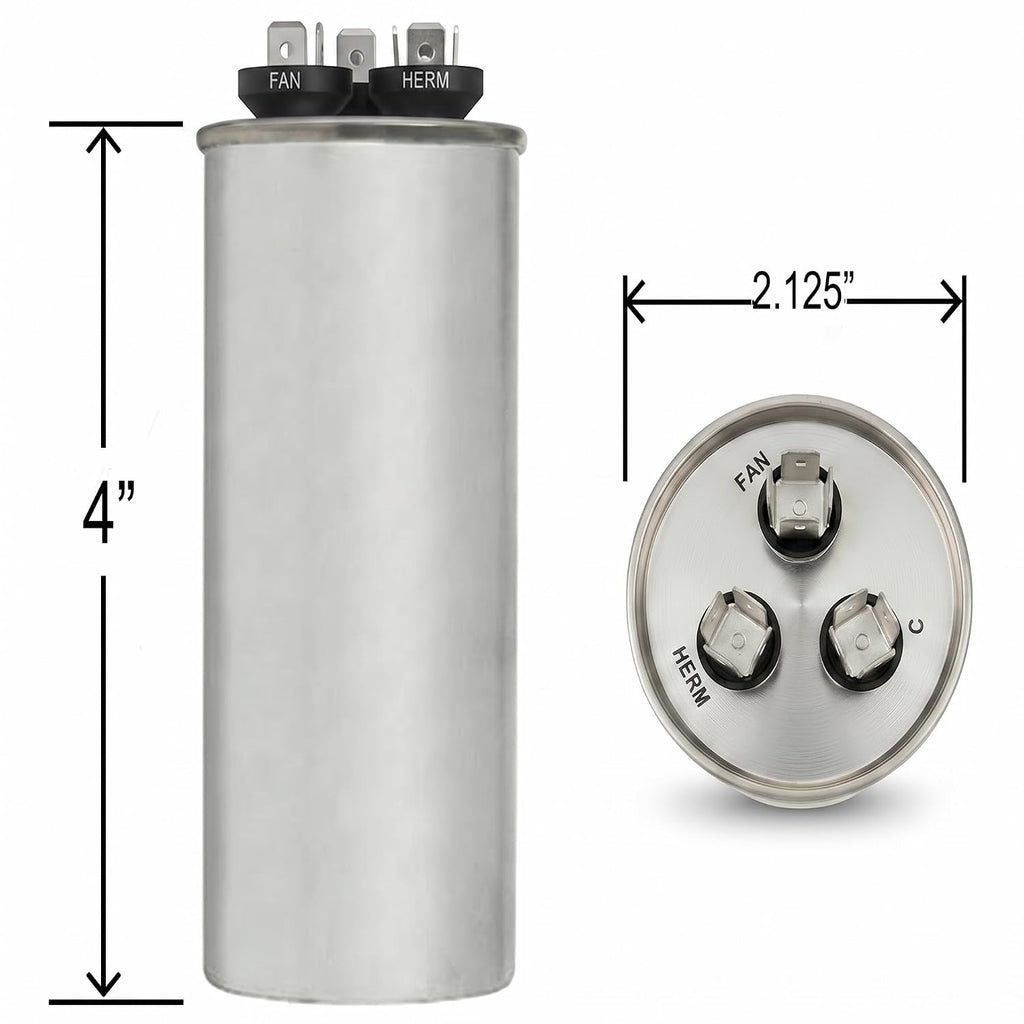 ClimaTek Round Capacitor Replaces Carrier # P291-4554RS