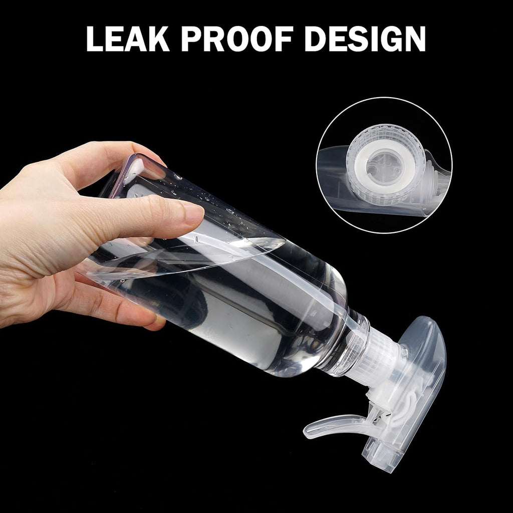 Plastic Spray Bottles Empty Spray Bottle 16.9oz/500ml 2 Pack Heavy Duty Spraying Bottles Mist/Stream Water Bottle for
