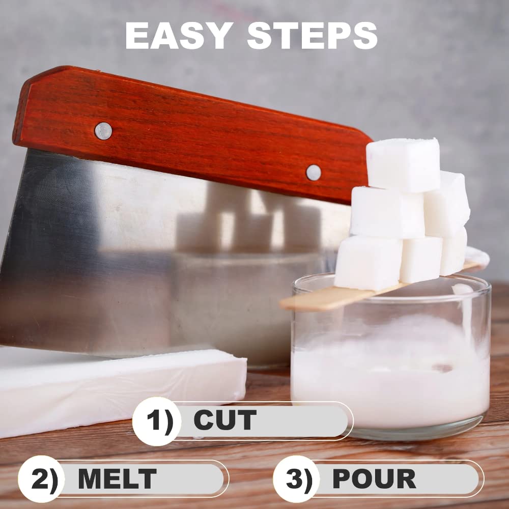 Goat Milk Soap Base - Moisturizing Melt and Pour Glycerin Soap Base for Crafting and Soap Making, Easy to Cut - 5 Pound