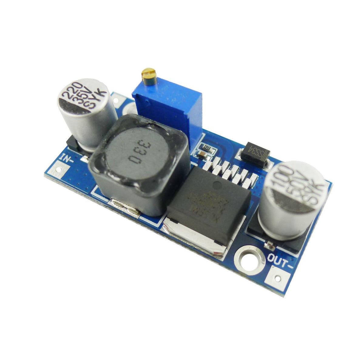 5PCS XL6009 XL6009E1 DC to DC Boost Converter Module Input 4.5-32V to Output 5-40V Adjustable Step-up Transformer 4A Power Supply Power Converter Board Regulator