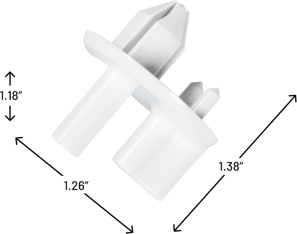Smart Choice 241993101 Refrigerator Front Crisper Cover Support 4 Pack Compatible with Frigidaire, Compatible with Kenmore Refrigerators, Replaces AP4427109 PS2358880