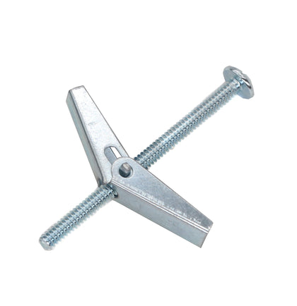 50 Pieces 1/8-2" Toggle Bolts Sheetrock Wall Anchors for Hanging Heavy Items, Zinc Plated