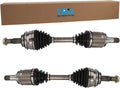TRQ Front 2 Piece CV Axle Shaft Assembly Set