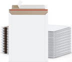 White Rigid Mailers 9x12 for Photo, Document and Magazine, 50 Pack