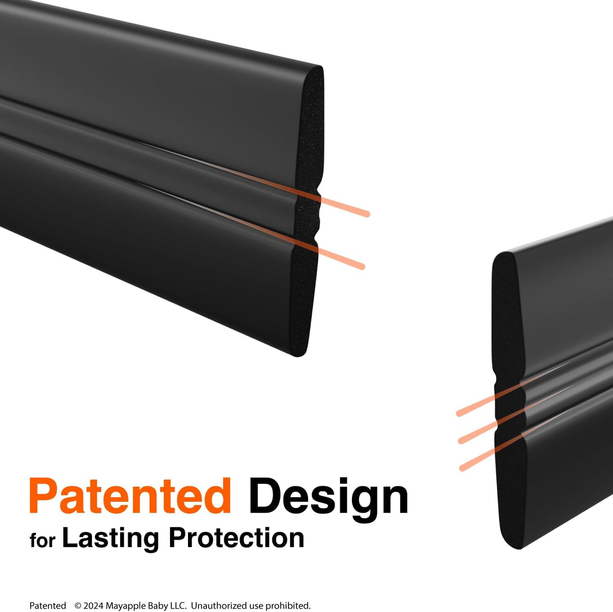 Furniture Edge Corner Protector, I-Shape 15ft Edge 4 Corners
