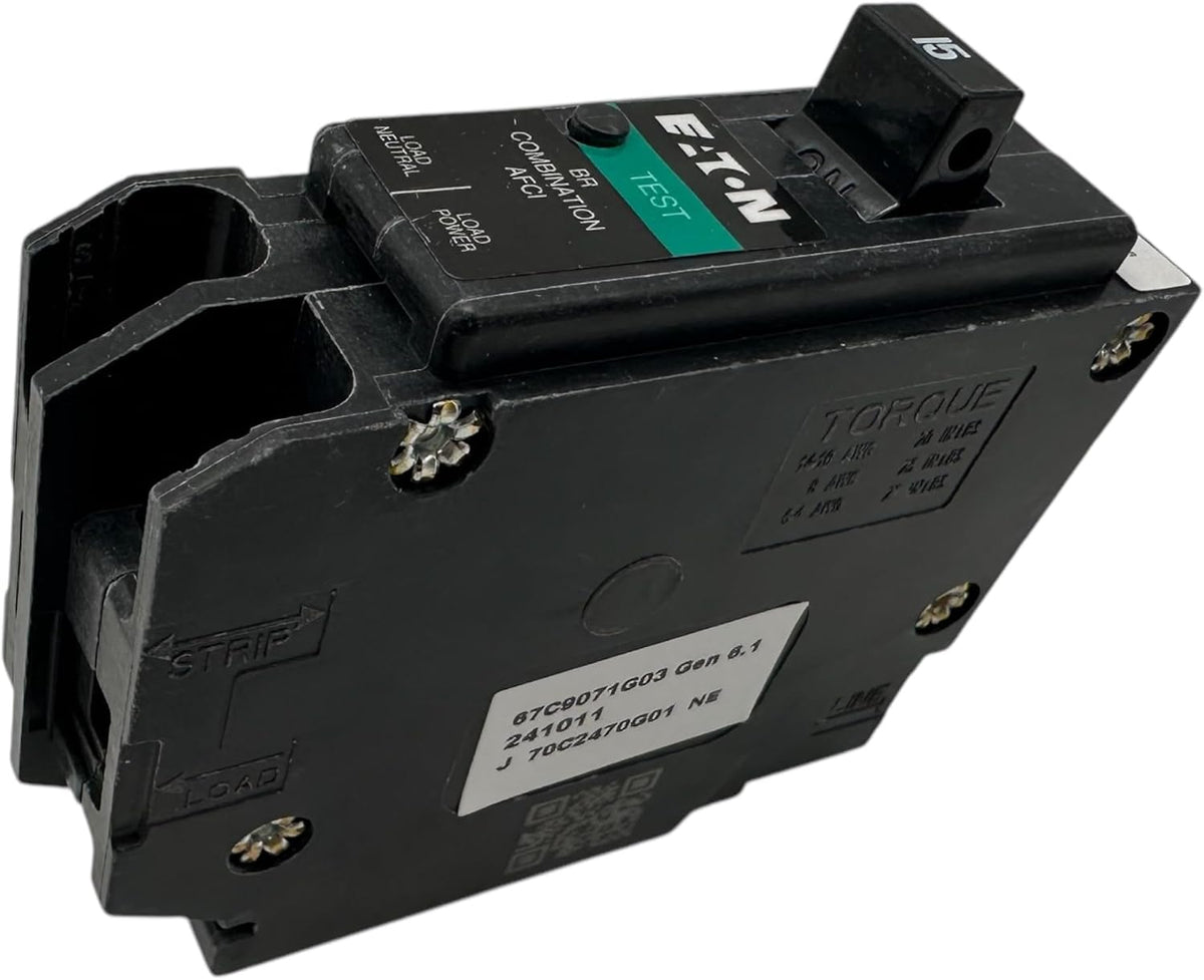 Eaton 15 amps Combination AFCI Single Pole Circuit Breaker