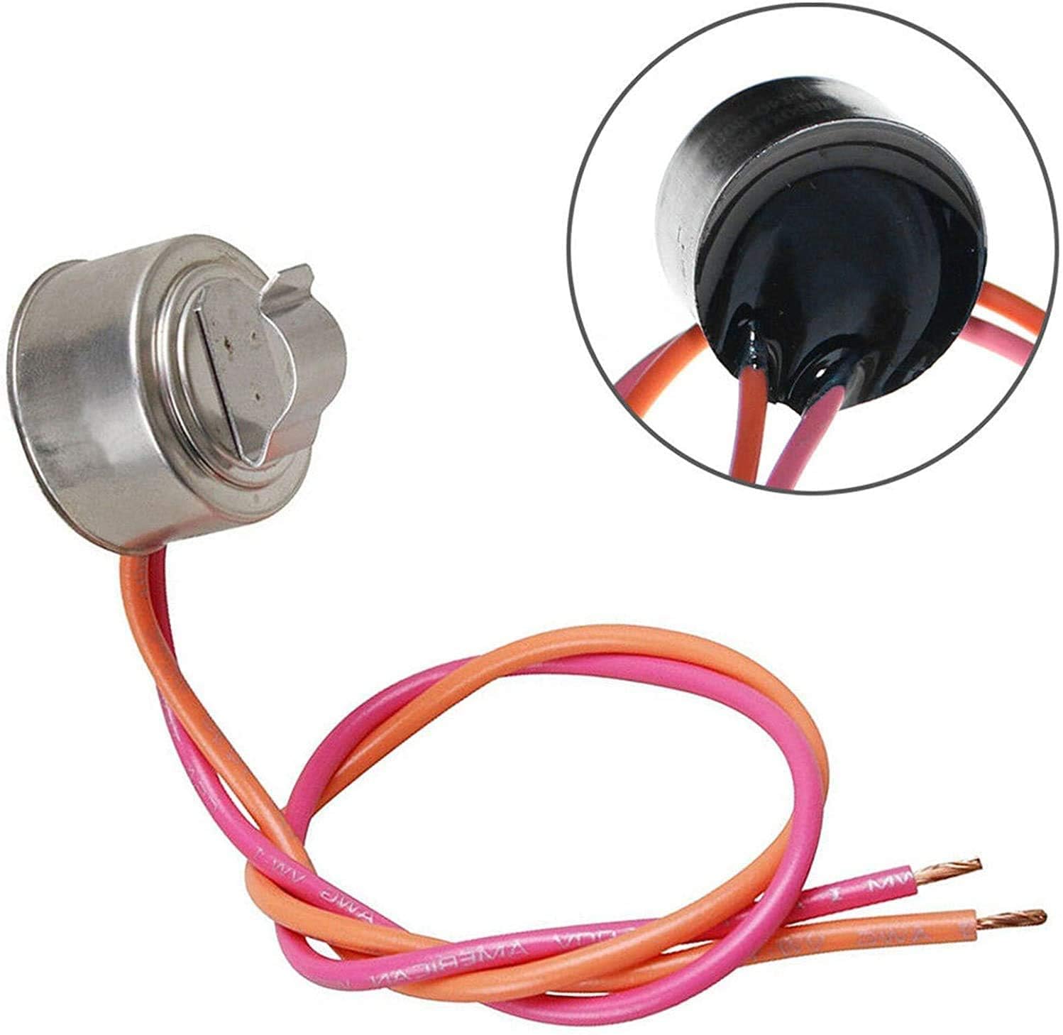 WR50X10068 Refrigerator Defrost Thermostat for GE & Hotpoint Refrigerators: Replaces 1170024 AP3884317 WR50X10015