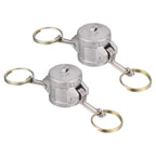 Kozelo 2 Pcs Aluminum Type DC 1/2" NPT Female Cam Lock Hose Fitting