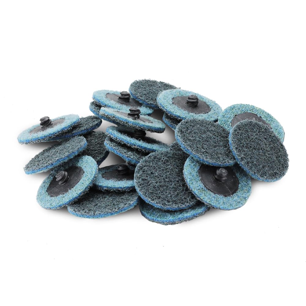 BHA Surface Conditioning Quick Change Discs, 2" Blue (Fine) Prep Pad - 25 Pack