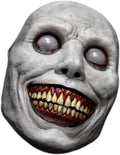 Scary Halloween Mask Smiling Demons Horror Scariest Creepy White Masks with Eye for Cosplay