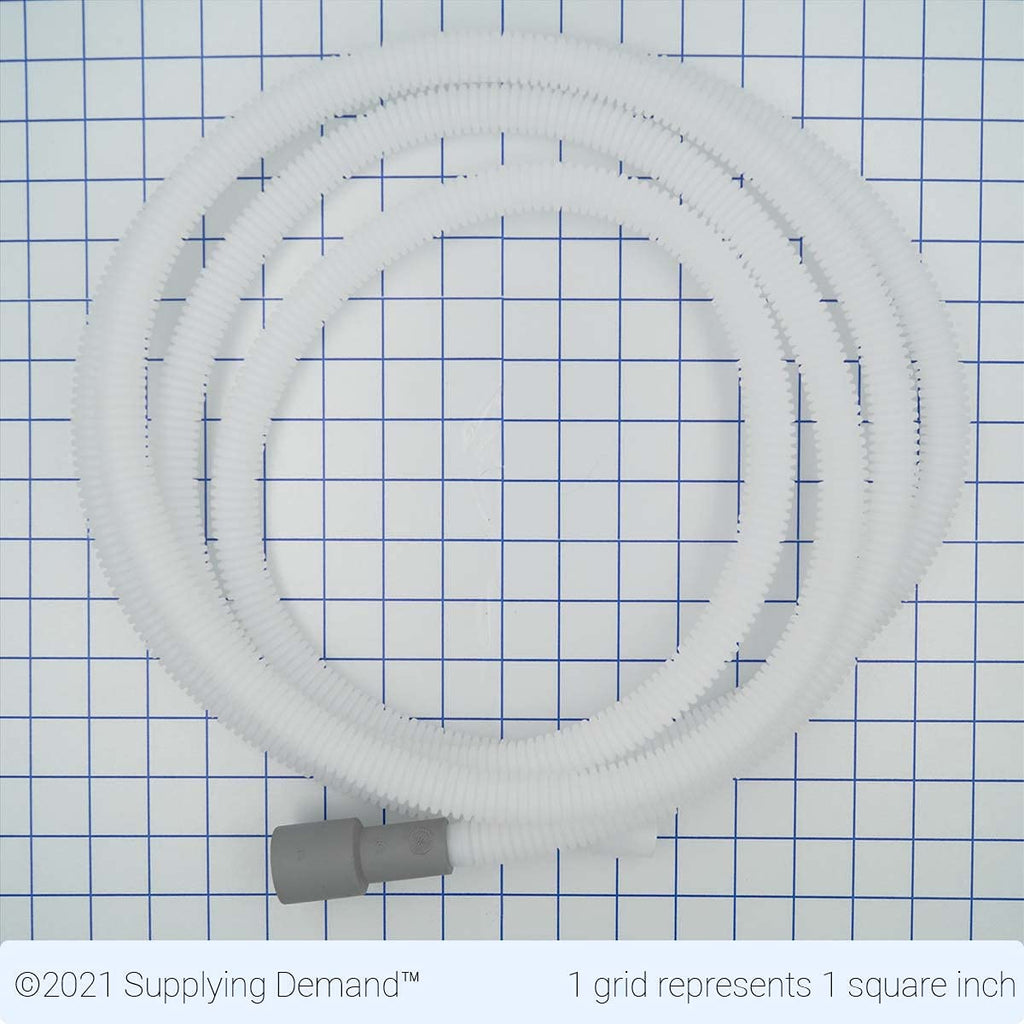 Supplying Demand 3385556 W10883343 12 Foot Dishwasher Drain Hose Extension