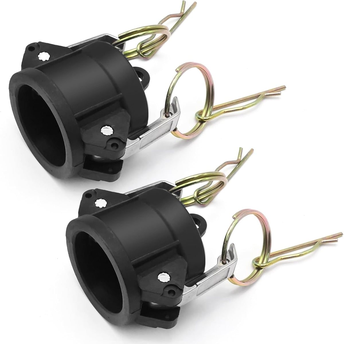Anxingo 2Pcs 1" Polypropylene DC Camlock Fittings with Dust Cap