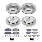 PowerStop Z17 Replacement Brake Pad & Rotor Kit Front & Rear KOE7632