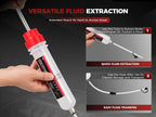 BILITOOLS 500ml Fluid Extractor Syringe, Oil Suction Pump