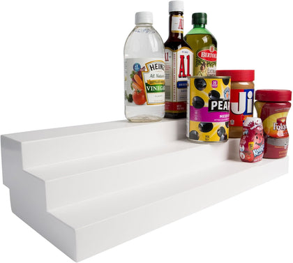 Dial Industries 3 Tier Adjustable Canned Goods Shelves for Kitchen Cabinet and Pantry Organization, Standard