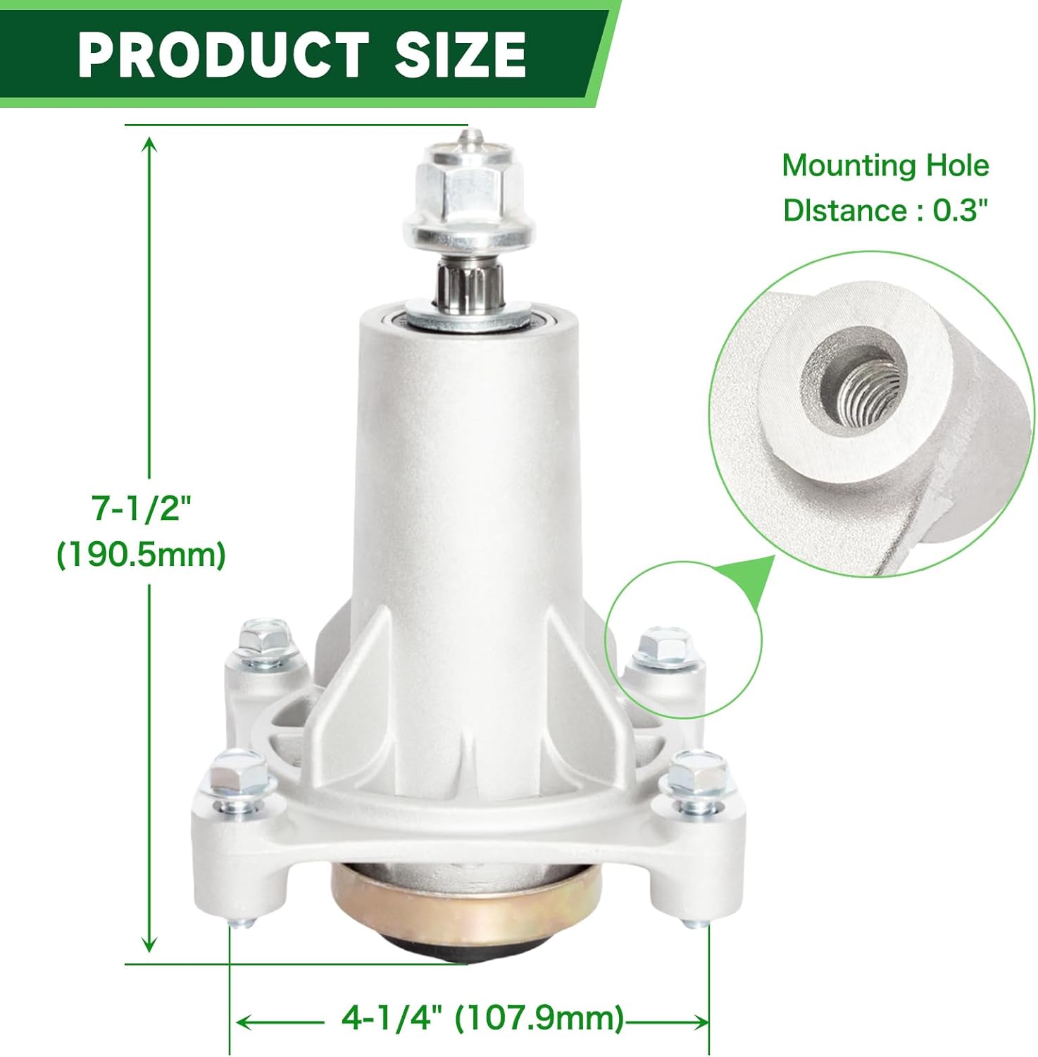 187292 192870 567253301 587819701 587125401 Spindle Assembly Fit for 42" 46" 48" 54" Mower Deck Husqvarna yth22v46