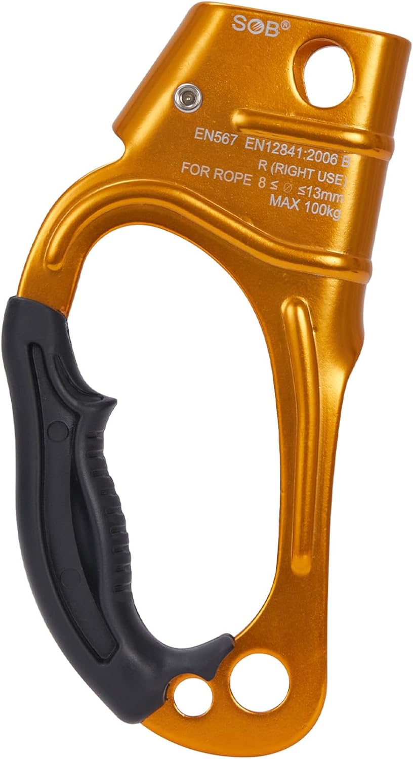 Hand Ascender Outdoor Mountaineering Tree Arborist Rappelling Equip Hand Ascender for 8~13MM Rope