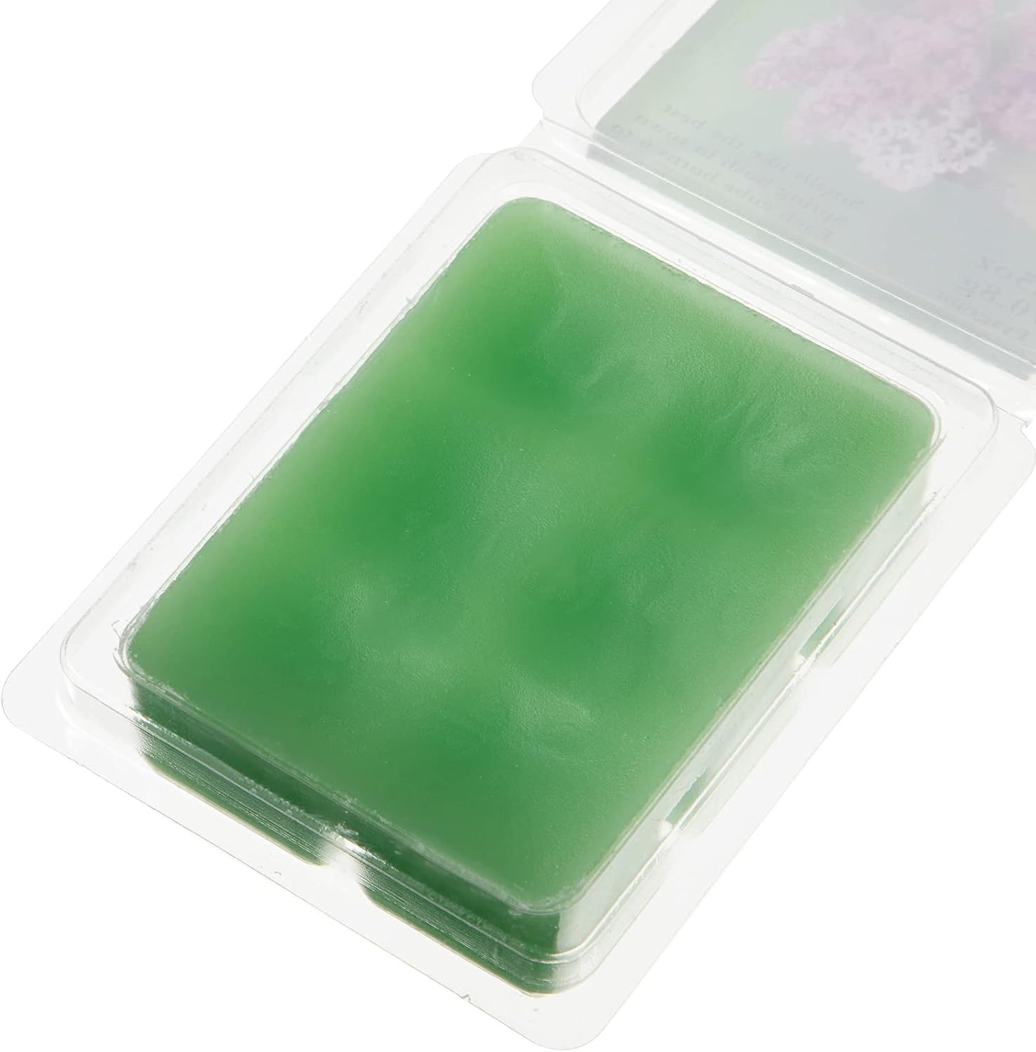 200 Pieces Wax Melt Molds 6 Cavity Plastic Clamshell Containers | Empty PET Cube Tray 4.15x3 Inch for Wax Melt Soap