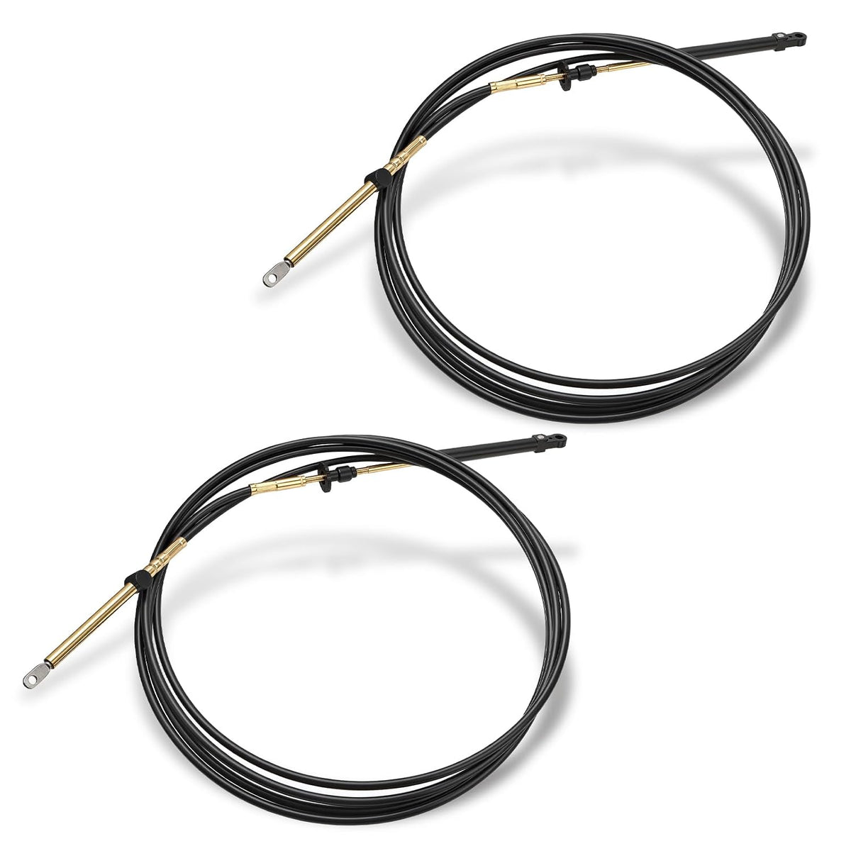 14FT 2X Throttle Shift Remote Control Cable for Johnson Evinrude OMC BRP