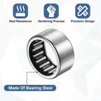 uxcell 8 Pcs SCE128 Needle Roller Bearings, 3/4" Bore 1" OD 1/2" W