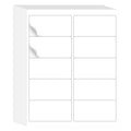 2"x4" Printable White Label Stickers 500 Labels 50 Sheets