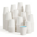 500 Pack 4 oz Paper Cups, White Disposable Paper Coffee Cups