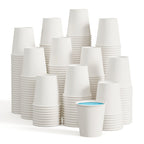 500 Pack 4 oz Paper Cups, White Disposable Paper Coffee Cups