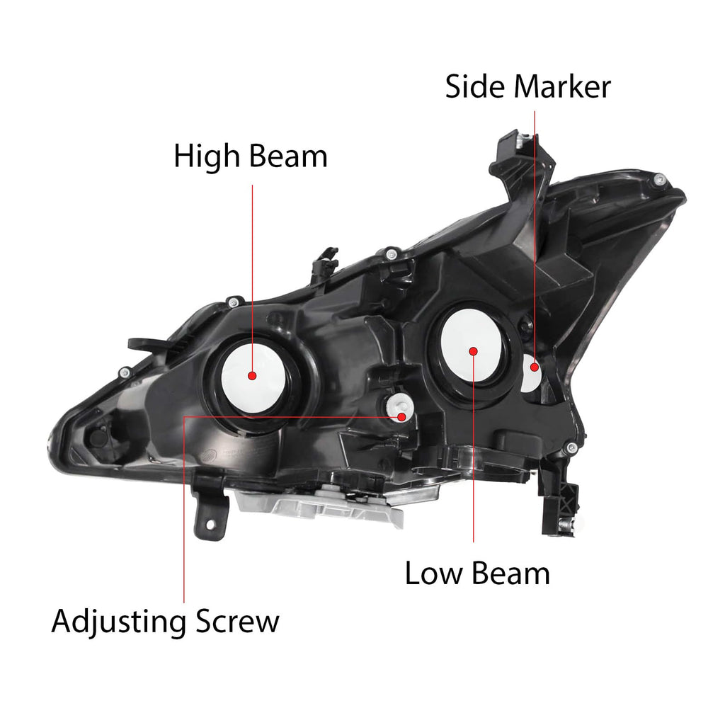 Headlight Assembly Compatible with 2013 2014 2015 Nissan Altima 4-Dr Sedan