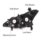 Headlight Assembly Compatible with 2013 2014 2015 Nissan Altima 4-Dr Sedan