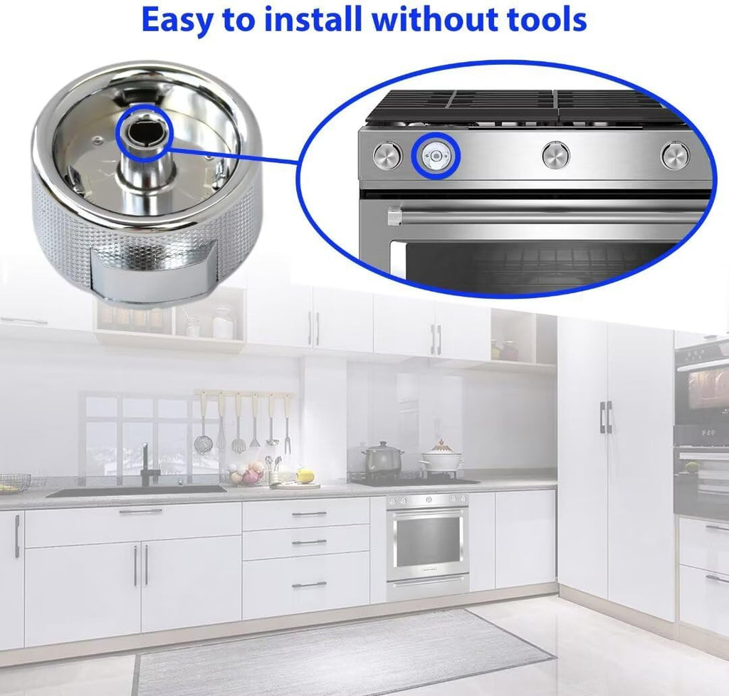 W11156487 Range Control Knob Replacement for Kitchen Aid Range KFED500EBS03,KFED500EBS05, Replaces 4546228 AP6285576