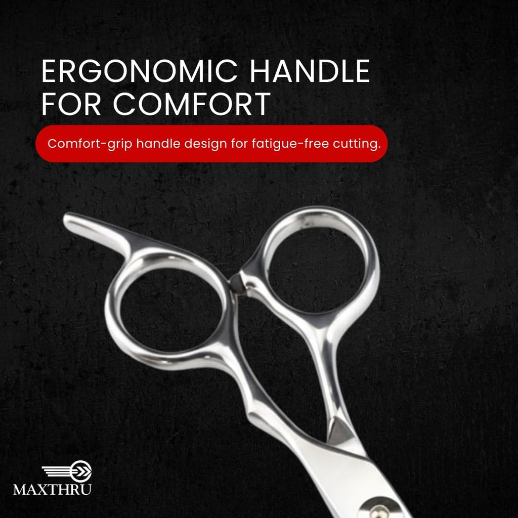 Hair Cutting Scissors & Thinning Shears Kit, Professional Stainless Steel Hair Scissors Set, Razor Sharp Barber