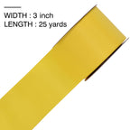 Yellow Grosgrain Ribbon 3 Inch Continuous 25 Yards