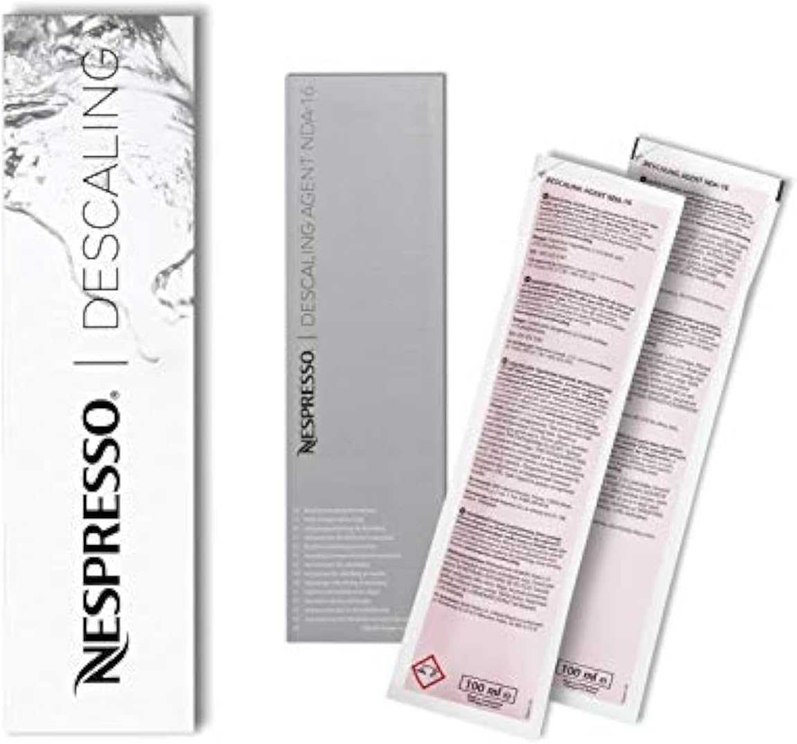 NESPRESSO DESCALING KIT INCLUDES 2 UNITS NEW VERSION,NEW