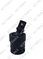 VCT 1/4" INCH DR DRIVE SOCKET BLACK IMPACT UNIVERSAL WOBBLE FLEX U-JOINT FOR TOOL